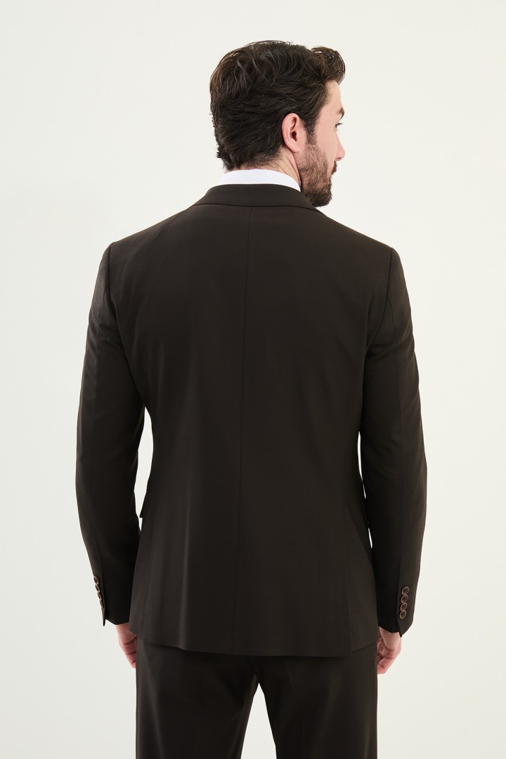 Brown Color Classic Men's Suit