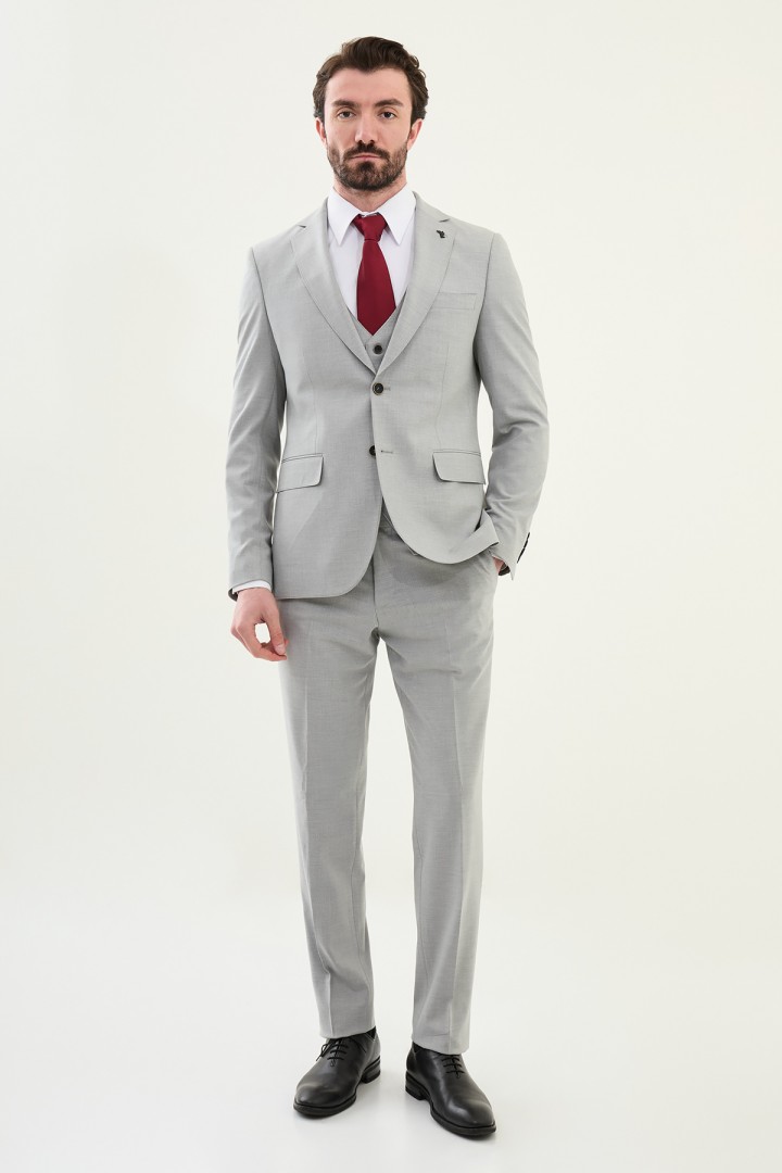 Grey Color Classic Men's Suit