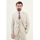 Beige Color Classic Men's Suit